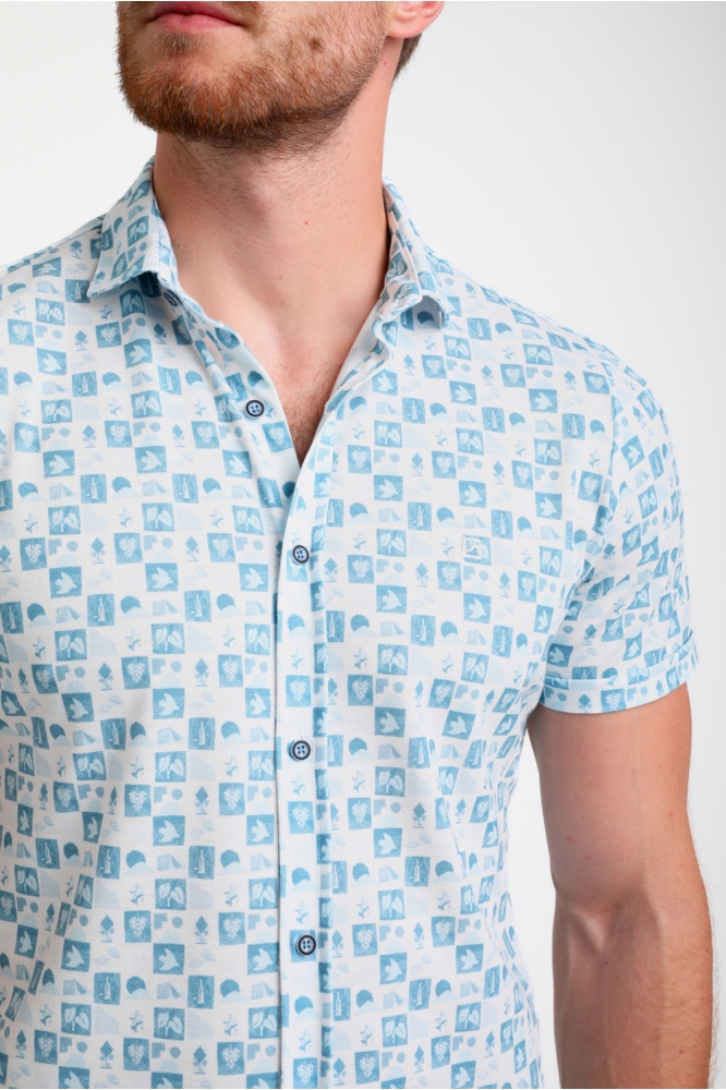 OVERHEMD 335545 4001 bright blue